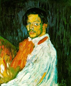 Pablo Picasso, self-portrait Yo, Picasso, 1901,